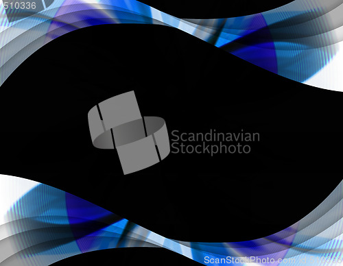 Image of Abstract Swirl Border