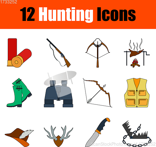 Image of Hunting Icon Set