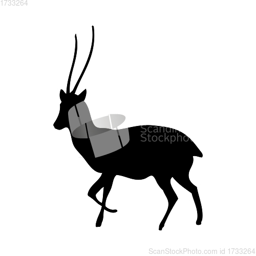 Image of Chiru Antelope Silhouette