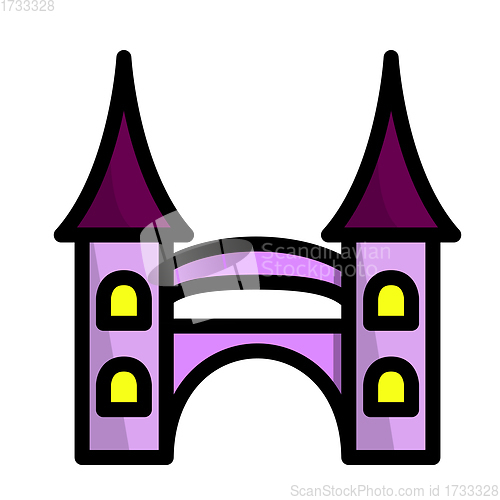 Image of Amusement Park Entrance Icon