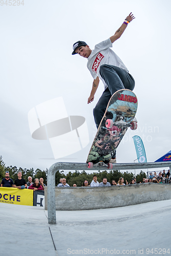 Image of Daniel Ferreira during the 4th Stage DC Skate Challenge