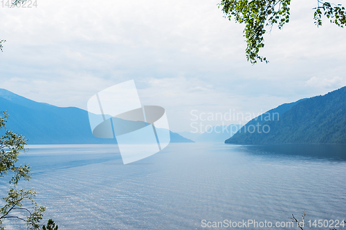 Image of Teletskoye lake in Altai mountains