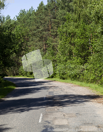 Image of asphalt road