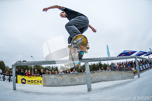 Image of Jorge Simoes during the 4th Stage DC Skate Challenge