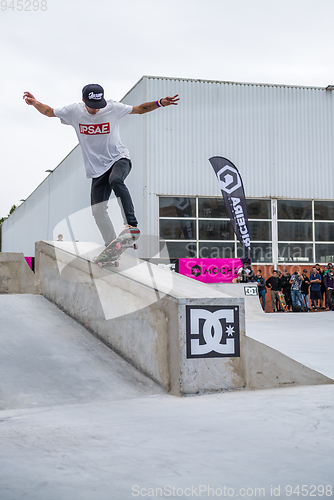 Image of Daniel Ferreira during the 4th Stage DC Skate Challenge