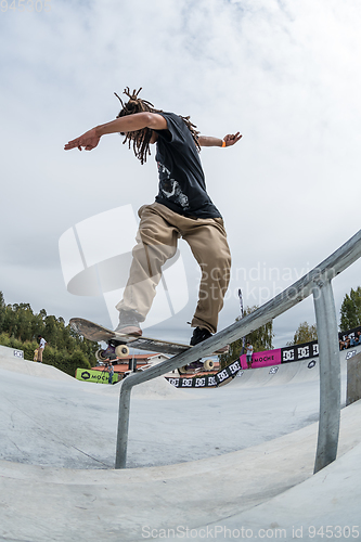 Image of Matheus Freitas during the 4th Stage DC Skate Challenge