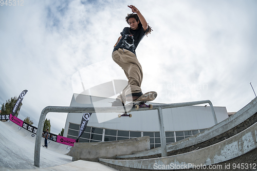 Image of Matheus Freitas during the 4th Stage DC Skate Challenge