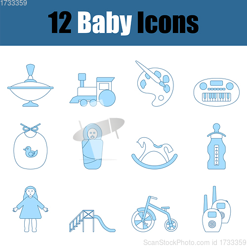 Image of Baby Icon Set