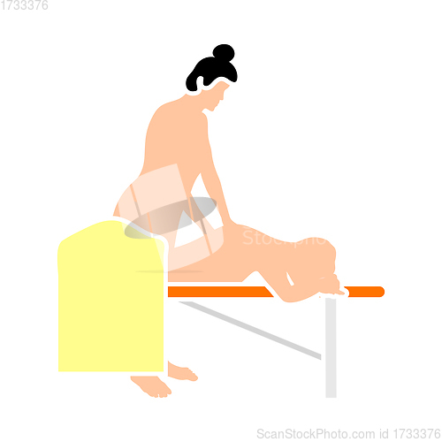 Image of Woman Massage Icon