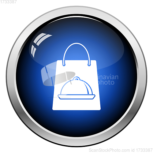 Image of Paper Bag With Cloche Icon