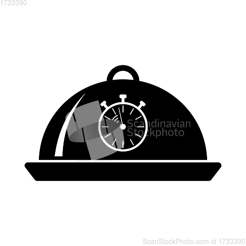 Image of Cloche With Stopwatch Icon