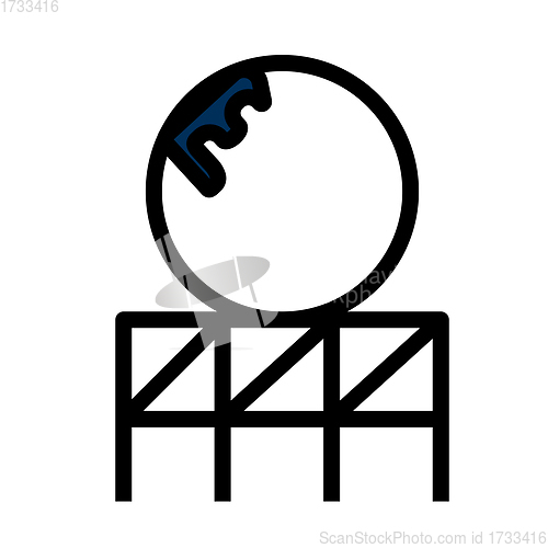 Image of Roller Coaster Loop Icon