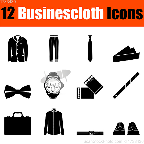 Image of Businescloth Icon Set