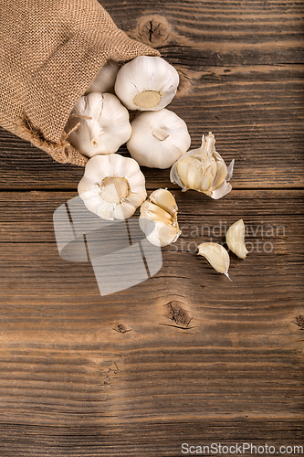 Image of Sack with garlic