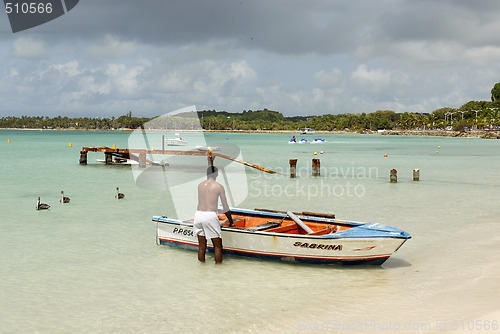 Image of Sainte-Anne beach, Guadeloupe, French Antilles