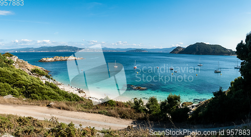 Image of Praia de Nosa Senora on the Cies Islands of Spain