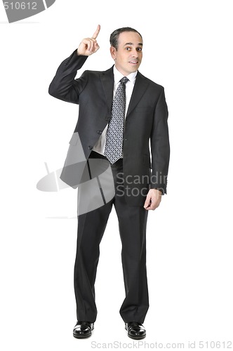 Image of Businessman on white background
