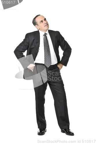 Image of Businessman on white background