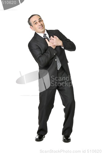 Image of Businessman on white background