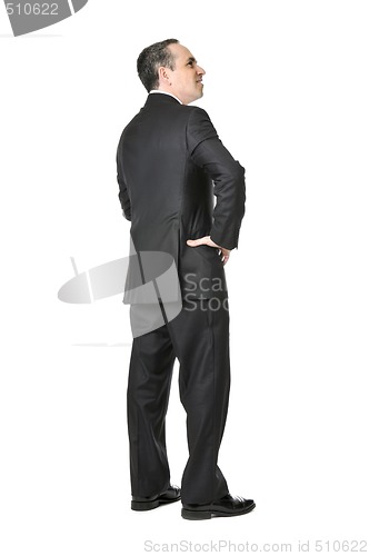 Image of Businessman on white background