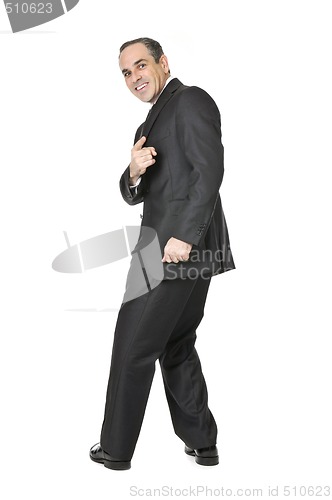 Image of Businessman on white background