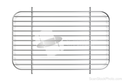 Image of Empty metal oven grid