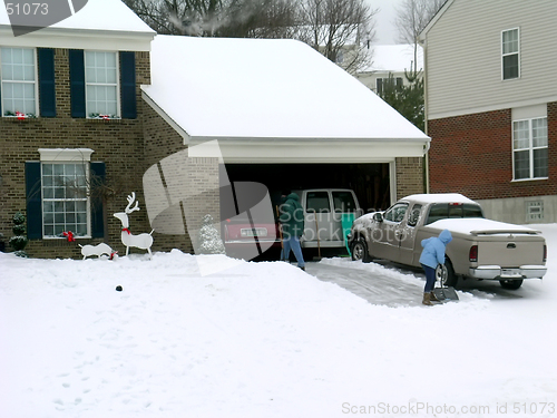 Image of Winter Snow Shoveling