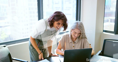 Image of Business team, tablet and planning strategy while talking and having discussion about digital marketing. Employee and a manager planning ideas and innovation using technology and online information