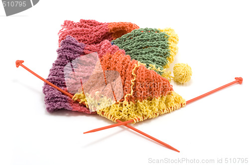 Image of Knitted scarf