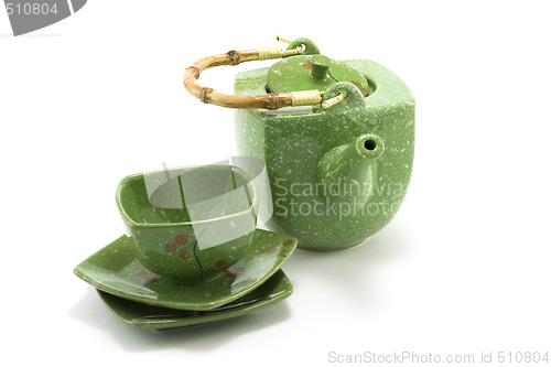 Image of Chinese teapot and cup 3