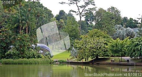 Image of Concert Hall in Botanical Garden in Singapore