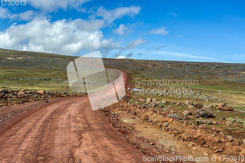 Image of road to heaven in Bale Mountain Ethiopia