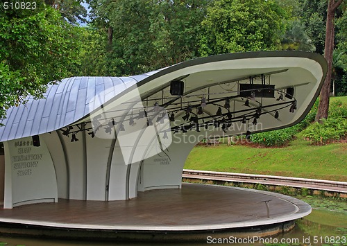 Image of Concert Hall in Botanical Garden in Singapore