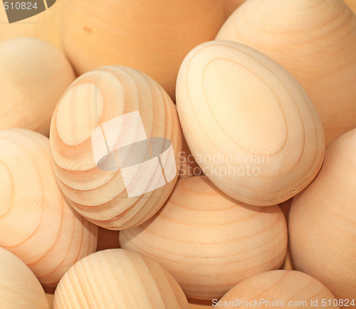 Image of Wooden eggs