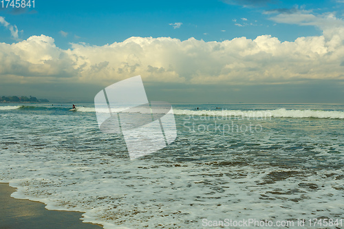 Image of Kuta beach in Bali Indonesia