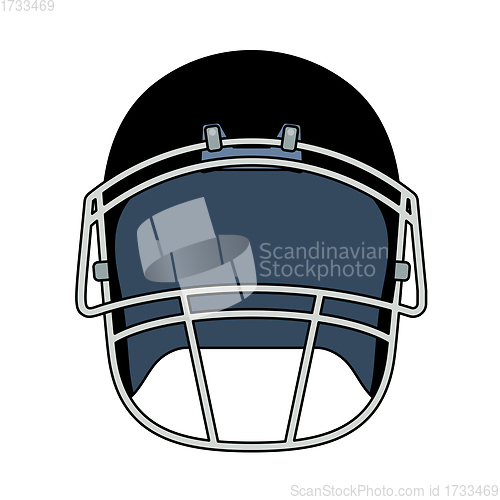 Image of American Football Helmet Icon