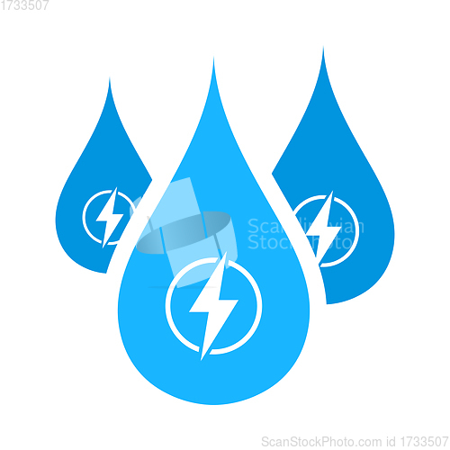 Image of Hydro Energy Drops Icon