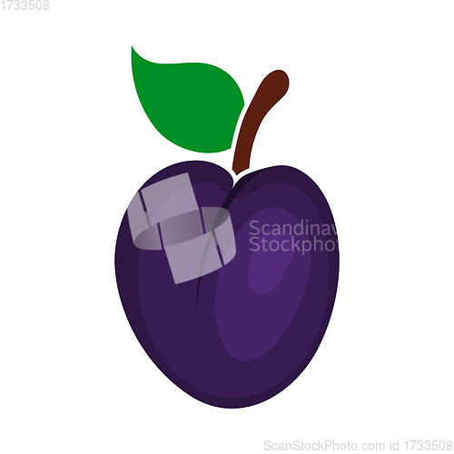 Image of Icon Of Plum In Ui Colors