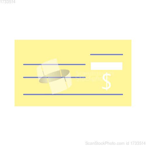 Image of Bank Check Icon