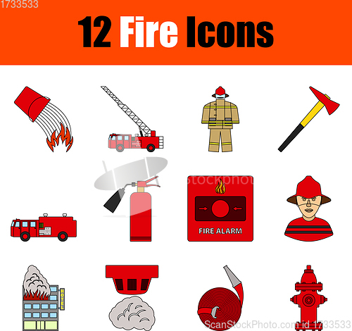 Image of Fire Icon Set