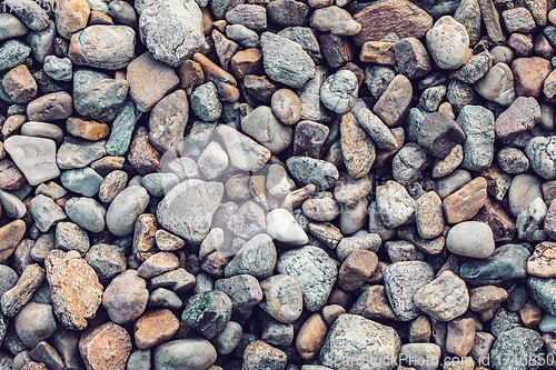 Image of pebbles texture background