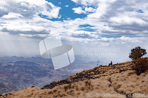 Image of Ethiopian landscape, Ethiopia, Africa wilderness