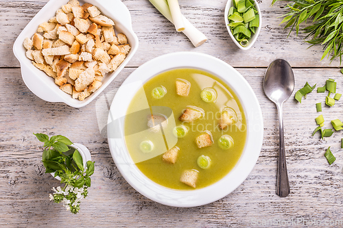 Image of Leek and potato soup