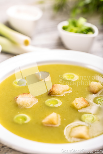 Image of Leek cream soup