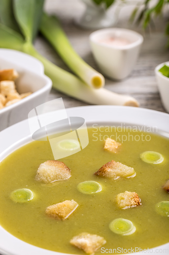 Image of Leek cream soup