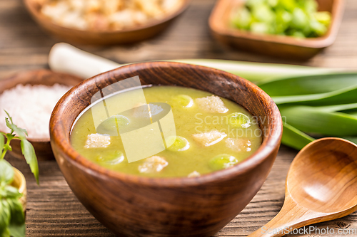 Image of Delicious leek soup