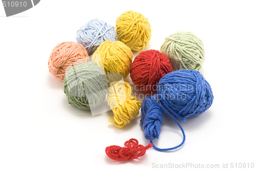 Image of Ball of the colour threads 4