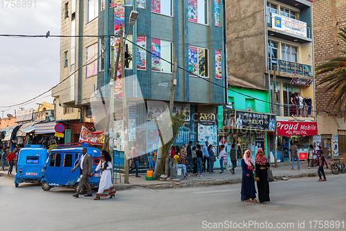 Image of Ordinary Ethiopians on the street of Mekelle, the capital city of Tigray , Ethiopia