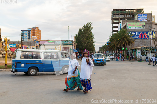 Image of Ordinary Ethiopians on the street of Mekelle, the capital city of Tigray , Ethiopia