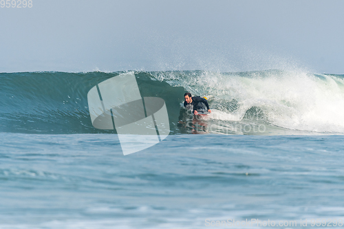 Image of Bodyboarder in action